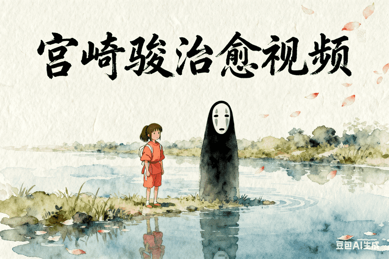 宫崎骏治愈视频-工作流方案馆