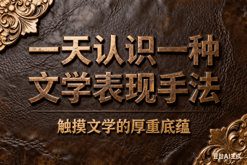 一天认识一种文学表现手法-工作流方案馆
