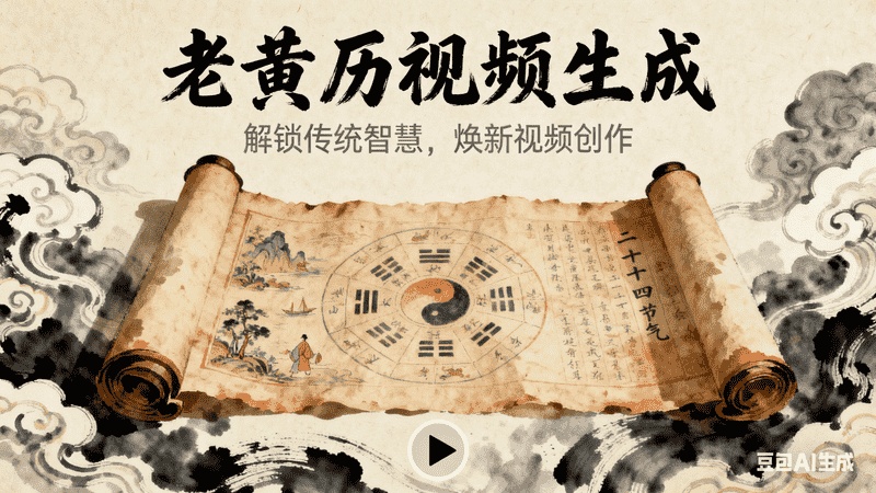 老黄历视频生成-工作流方案馆