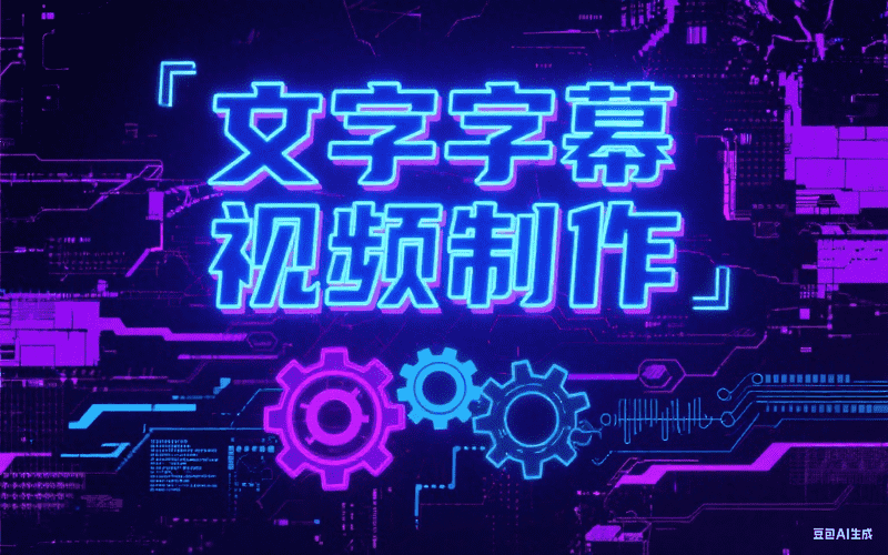文字字幕视频制作-工作流方案馆