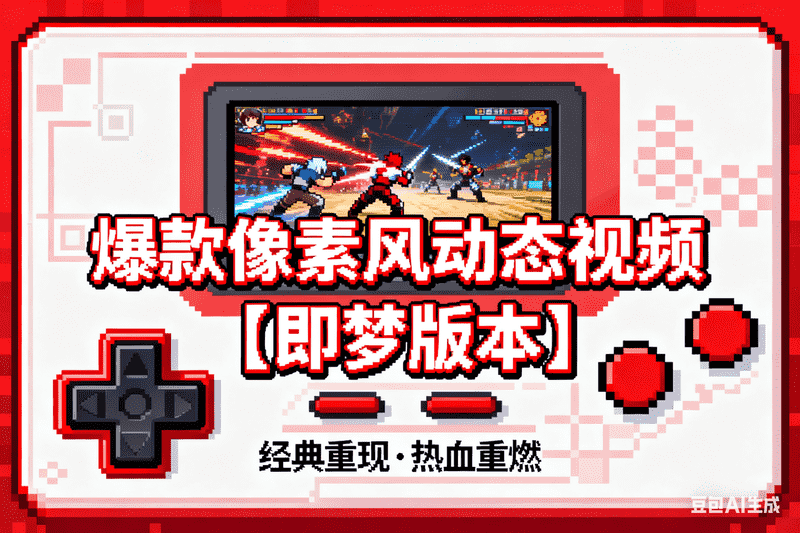 爆款像素风动态视频【即梦版本】-工作流方案馆