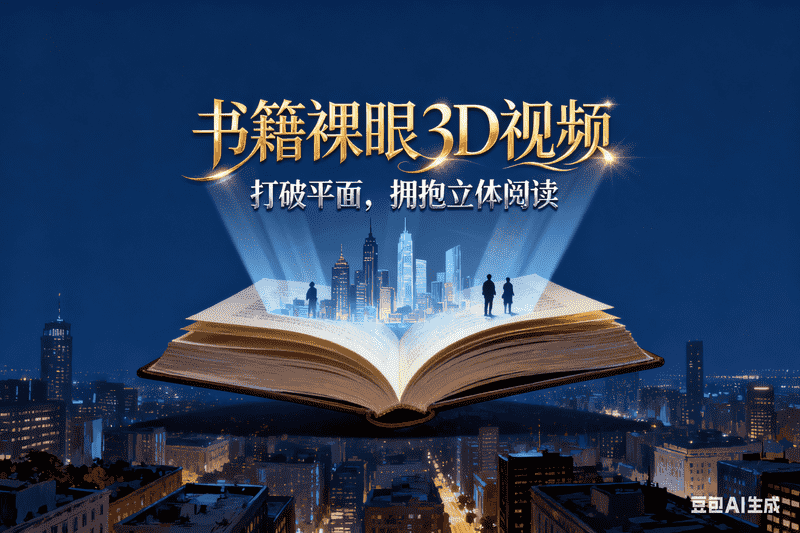 书籍裸眼3D视频-工作流方案馆