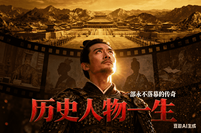 历史人物一生|一镜到底【二改版本】-工作流方案馆