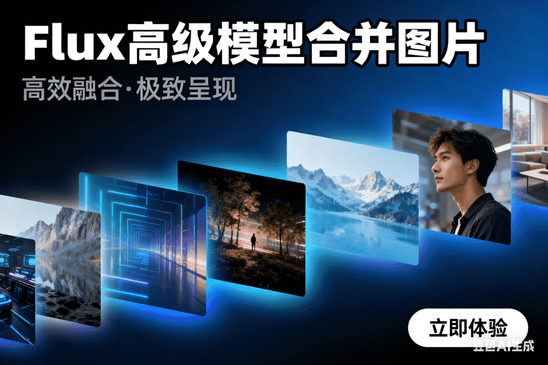 Flux高级模型合并图片-工作流方案馆