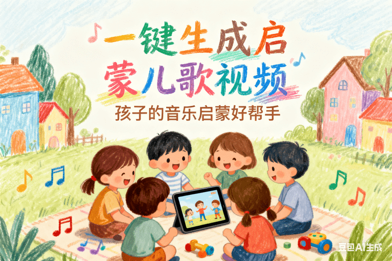 一键生成启蒙儿歌视频-工作流方案馆