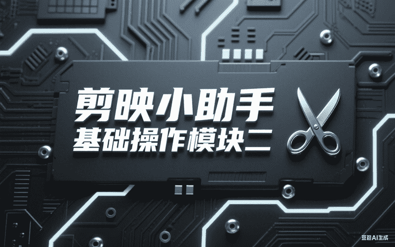 剪映小助手基础操作模块二-工作流方案馆
