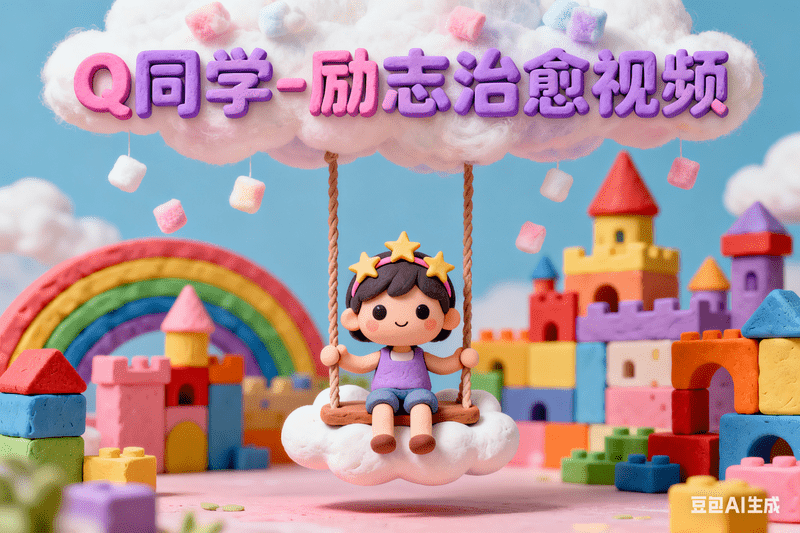 Q同学-励志治愈视频【简版】-工作流方案馆