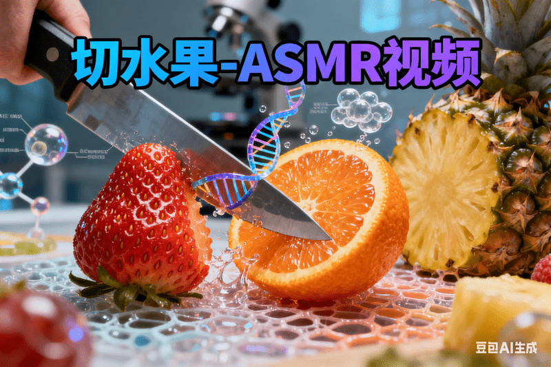 切水果-ASMR视频【最新版】-工作流方案馆