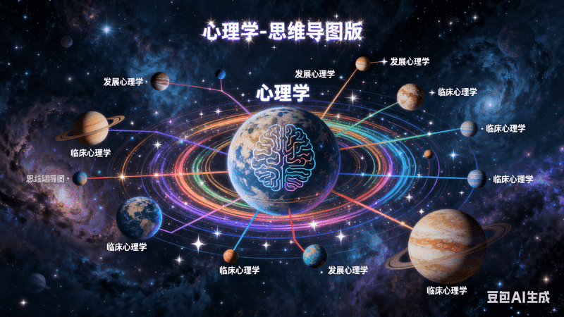 心理学-思维导图版-工作流方案馆