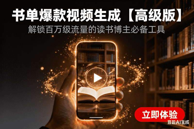 书单爆款视频生成【高级版】-工作流方案馆