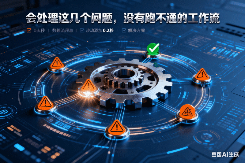 会处理这几个问题，没有跑不通的工作流【！！！重点！！！】-工作流方案馆