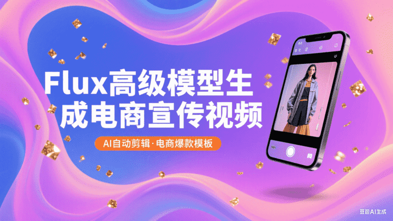Flux高级模型生成电商宣传视频-工作流方案馆