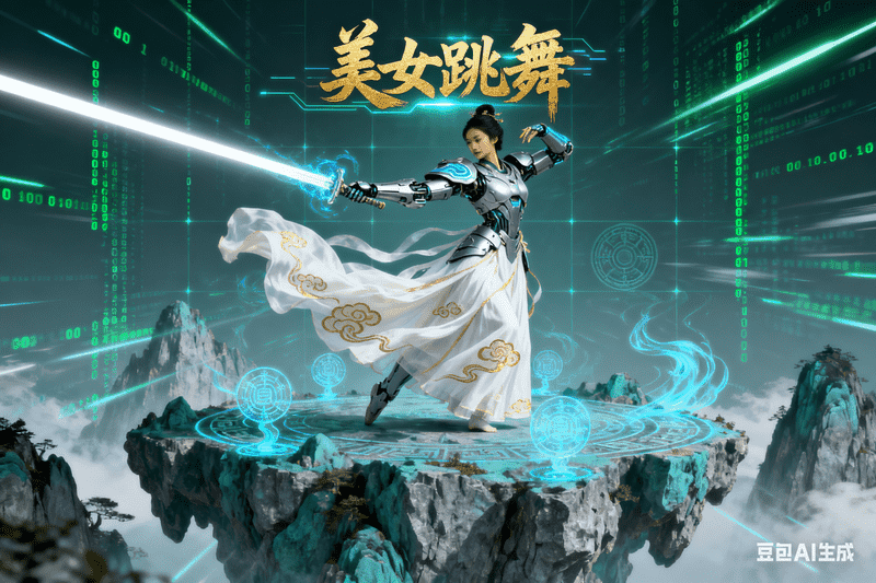美女跳舞【二改版本】-工作流方案馆