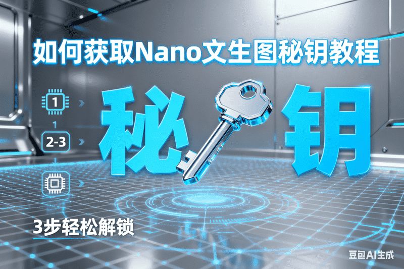 如何获取Nano 文生图秘钥教程-工作流方案馆