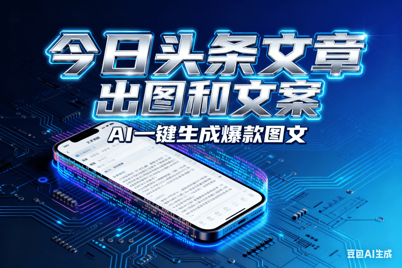 今日头条文章出图和文案-工作流方案馆