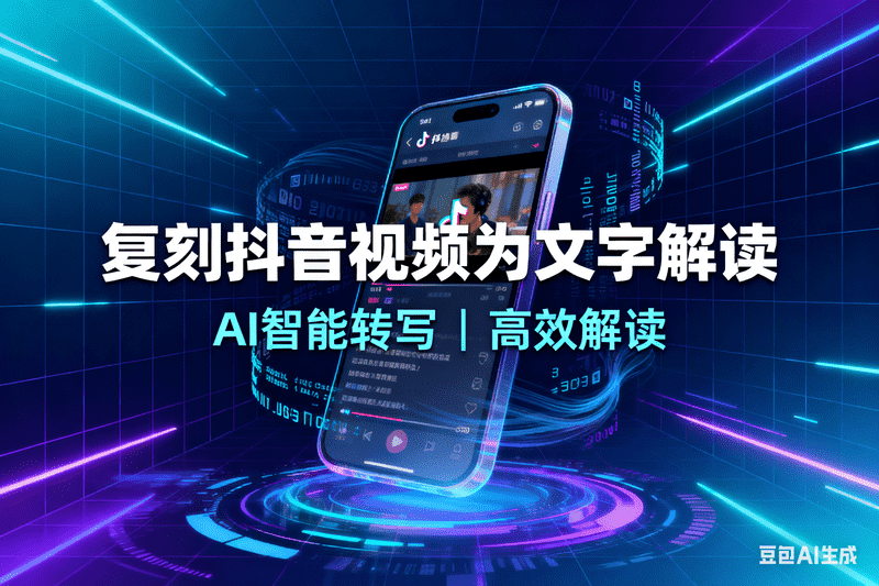 复刻抖音视频为文字解读-工作流方案馆