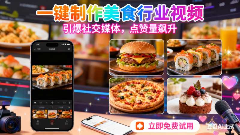一键制作美食行业视频【速创剪映小助手】-工作流方案馆