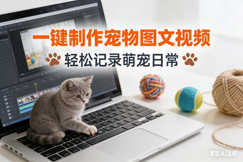 一键制作宠物图文视频【速创剪映小助手】-工作流方案馆