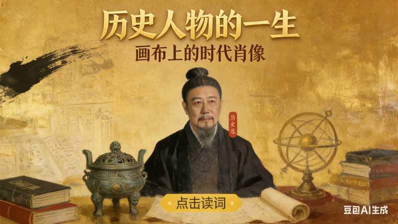 历史人物的一生【速创剪映小助手】-工作流方案馆