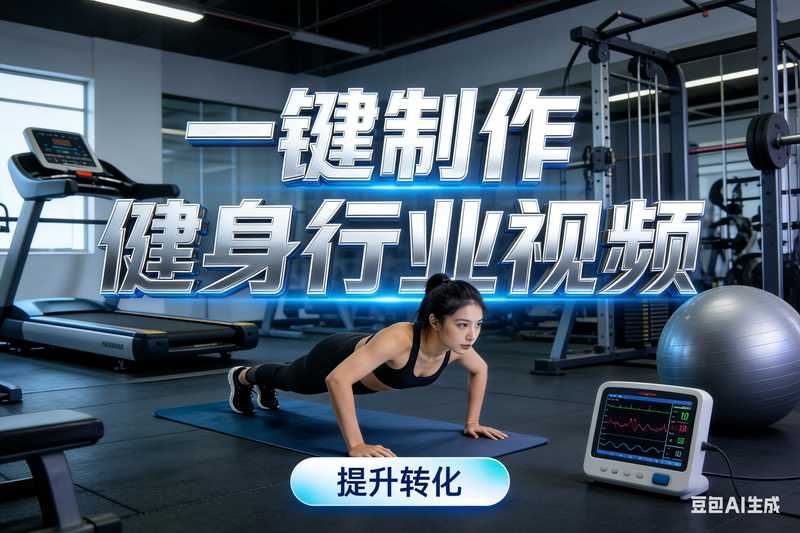 一键制作健身行业视频【速创剪映小助手】-工作流方案馆