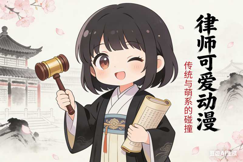 律师可爱动漫【速创剪映小助手】-工作流方案馆