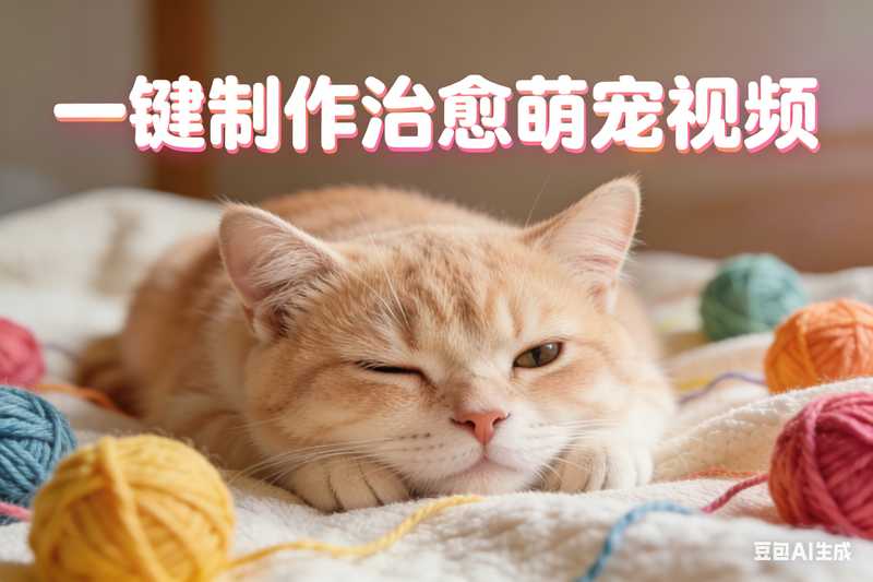 一键制作治愈萌宠视频-工作流方案馆
