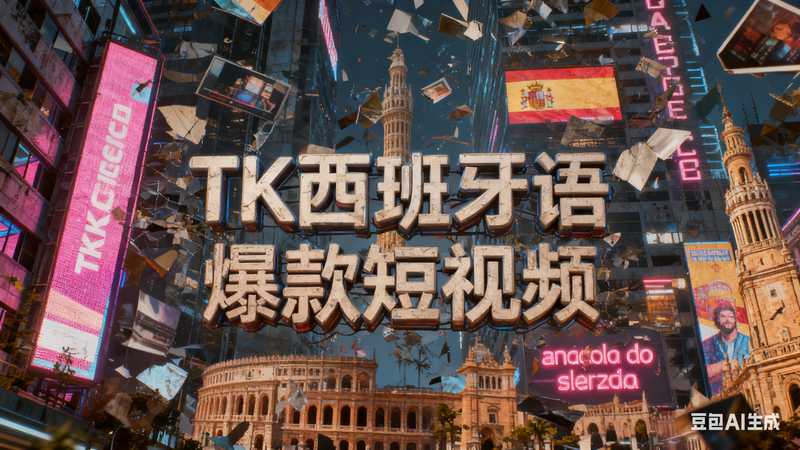 TK西班牙语爆款短视频【速创剪映小助手】-工作流方案馆
