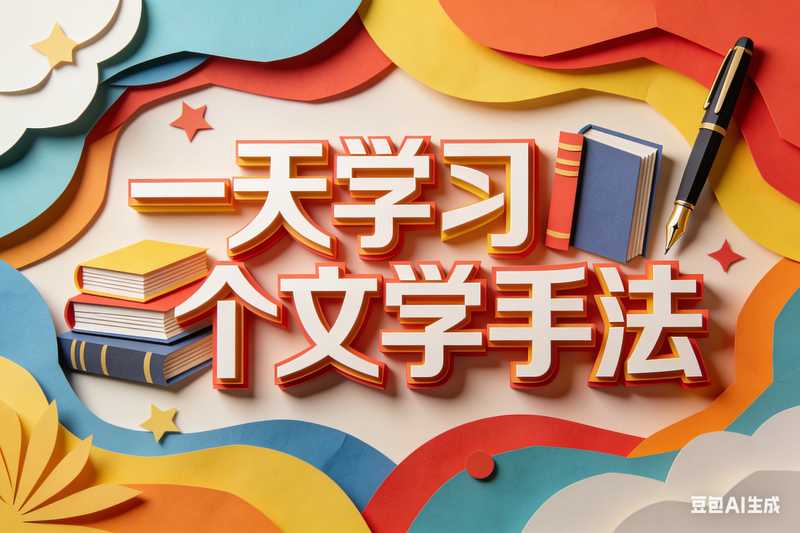 一天学习一个文学手法【速创剪映小助手】-工作流方案馆