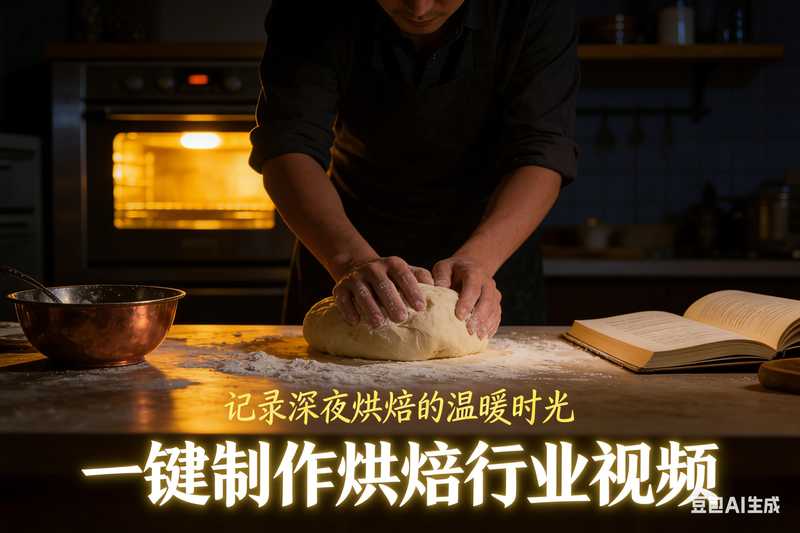 一键制作烘焙行业视频【速创剪映小助手】-工作流方案馆