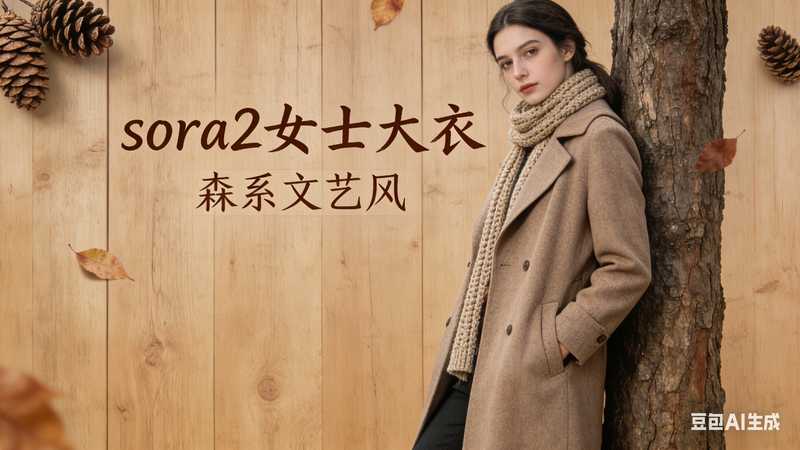 sora2女士大衣【速创剪映小助手】-工作流方案馆