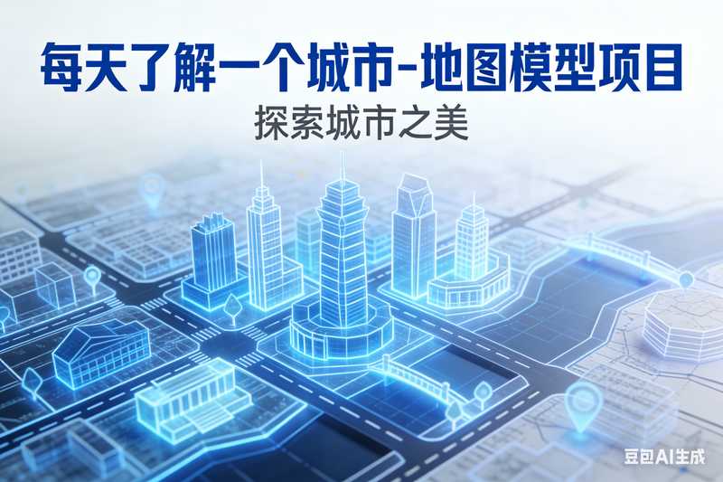 每天了解一个城市-地图模型视频项目-工作流方案馆