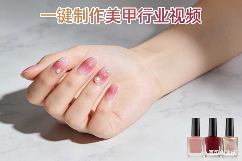 一键制作美甲行业视频【速创剪映小助手】-工作流方案馆