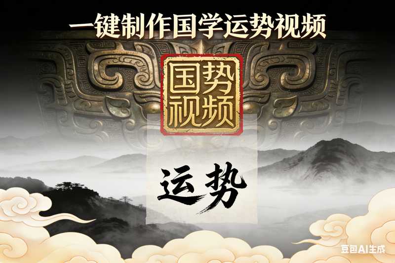 一键制作国学运势视频-工作流方案馆