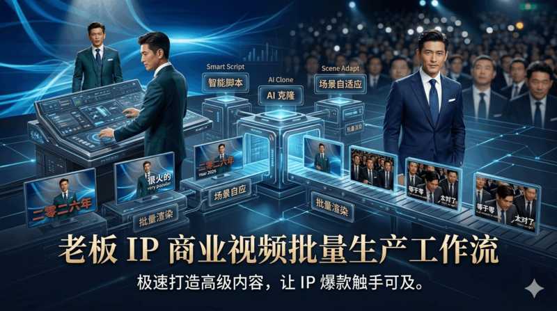 IP商业演讲【速创剪映小助手】-工作流方案馆