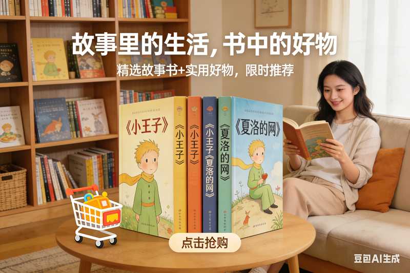 故事类带书带货【速创剪映小助手】-工作流方案馆