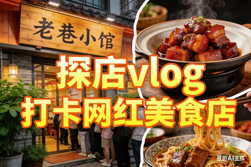 探店视频【速创剪映小助手】-工作流方案馆